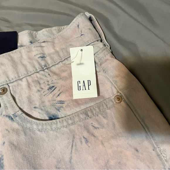 NWT GAP High Rise Cheeky Straight Tie Dye Jeans - Picture 6 of 10
